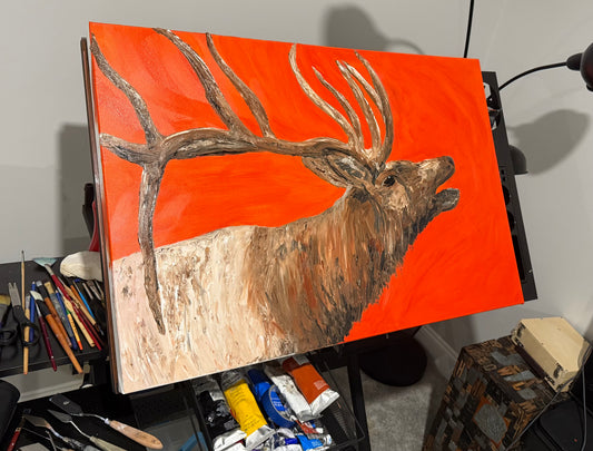 Bugling Elk